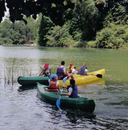 Canoë sur l'Ain