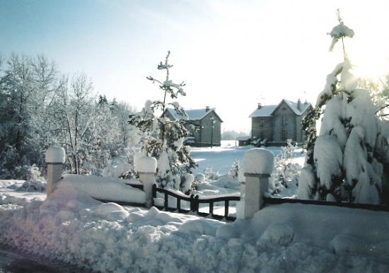 Les cités sous la neige