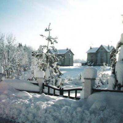 Les cités sous la neige